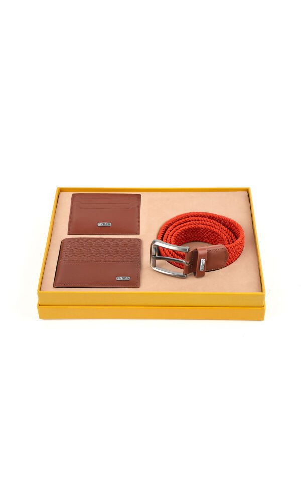 Cüzdan Kartlık Kemer 3 lü Set