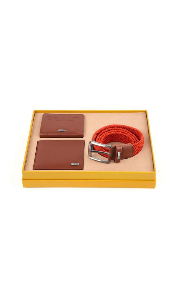 Cüzdan Kartlık Kemer 3 lü Set