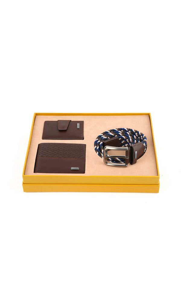 Cüzdan Kartlık Kemer 3 lü Set
