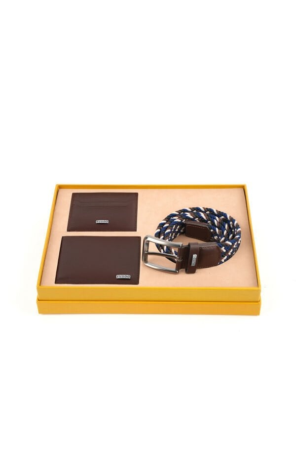 Cüzdan Kartlık Kemer 3 lü Set