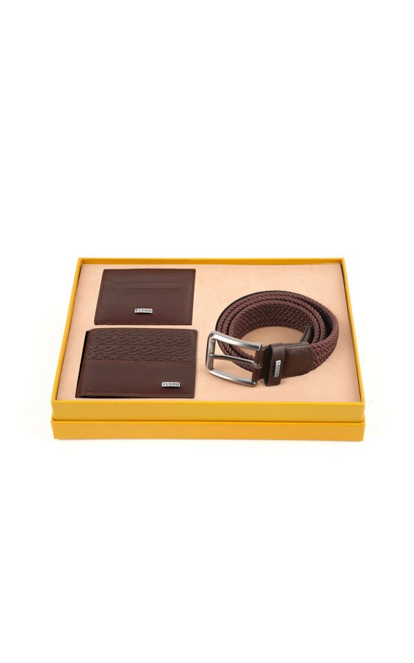 Cüzdan Kartlık Kemer 3 lü Set