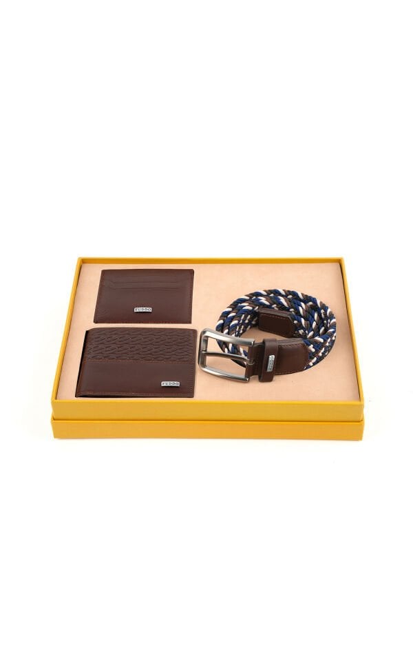 Cüzdan Kartlık Kemer 3 lü Set