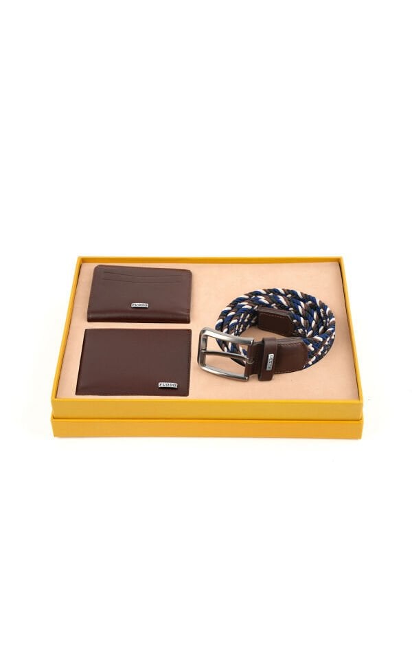 Cüzdan Kartlık Kemer 3 lü Set