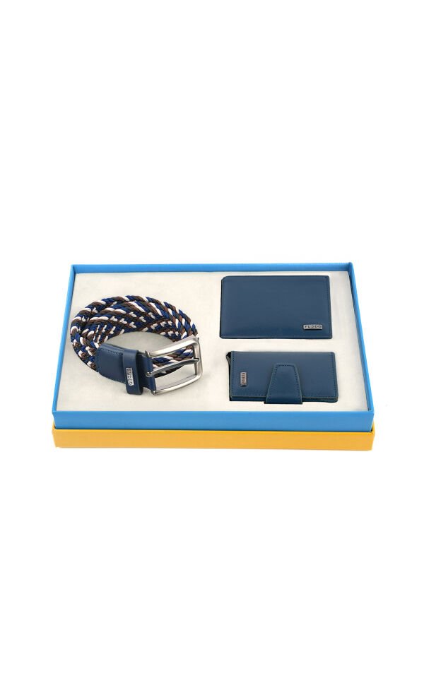 Cüzdan Kartlık Kemer 3 lü Set
