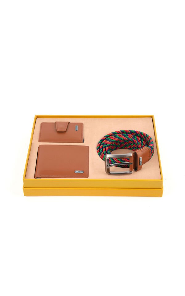 Cüzdan Kartlık Kemer 3 lü Set