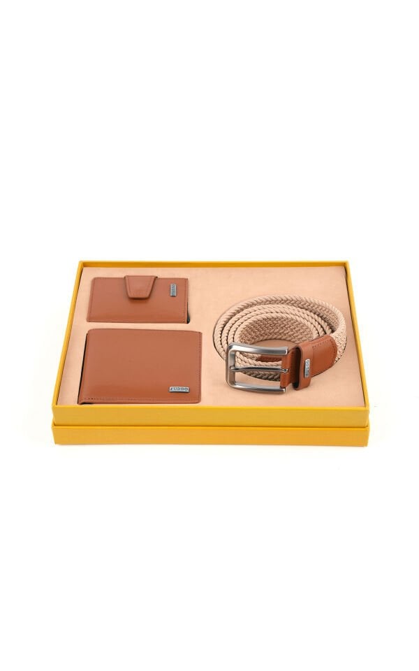 Cüzdan Kartlık Kemer 3 lü Set