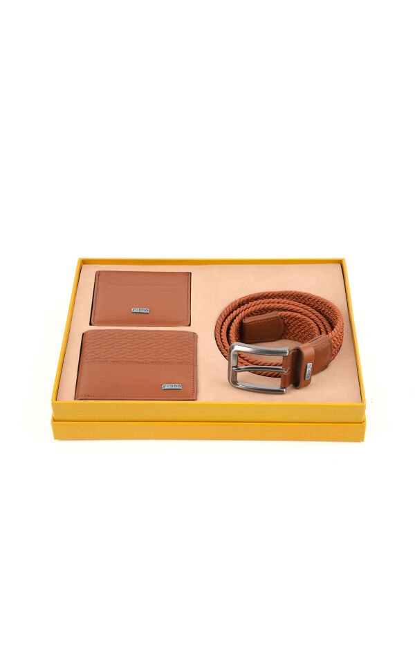 Cüzdan Kartlık Kemer 3 lü Set