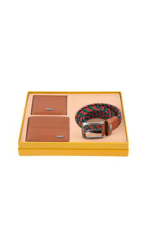 Cüzdan Kartlık Kemer 3 lü Set