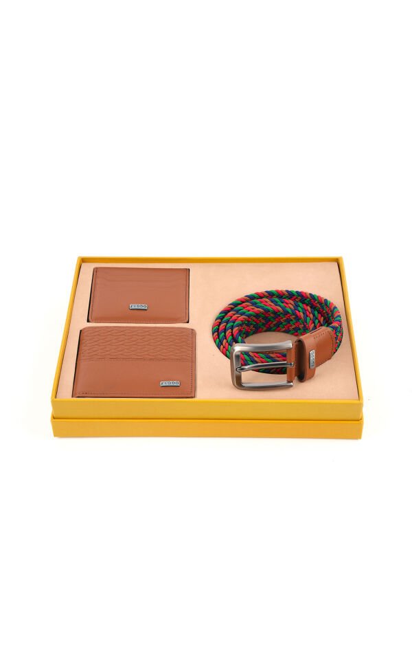 Cüzdan Kartlık Kemer 3 lü Set