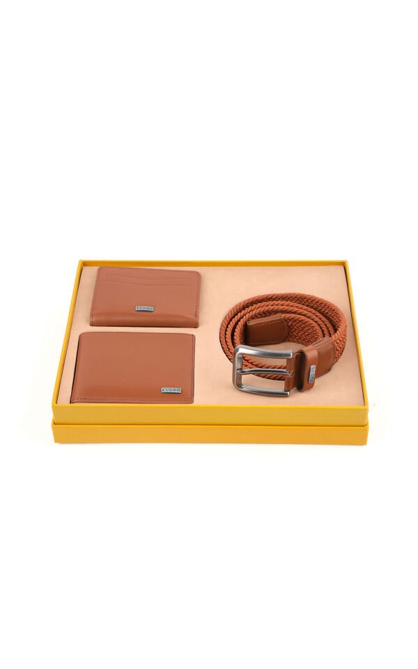 Cüzdan Kartlık Kemer 3 lü Set