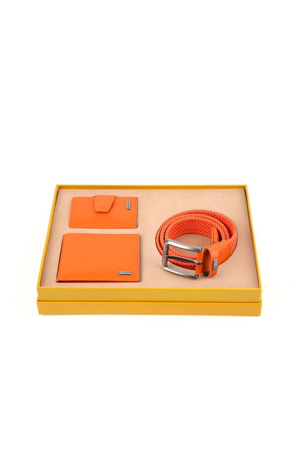 Cüzdan Kartlık Kemer 3 lü Set