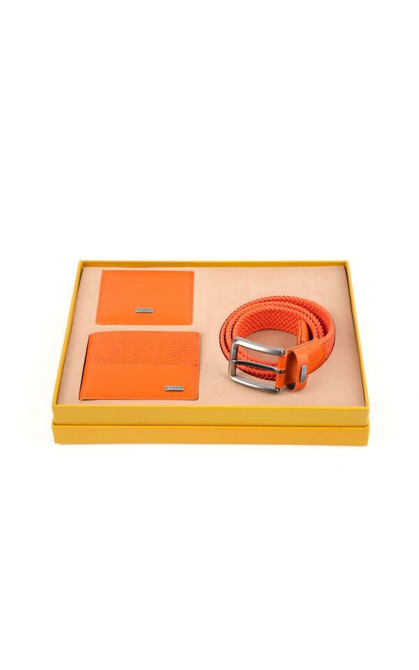 Cüzdan Kartlık Kemer 3 lü Set