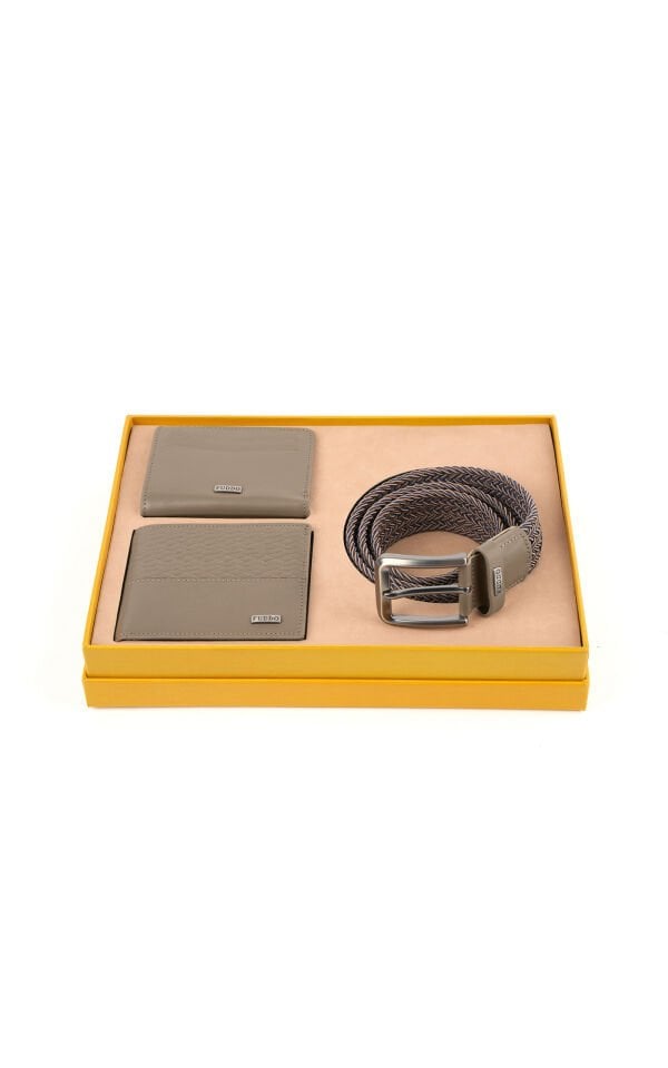 Cüzdan Kartlık Kemer 3 lü Set