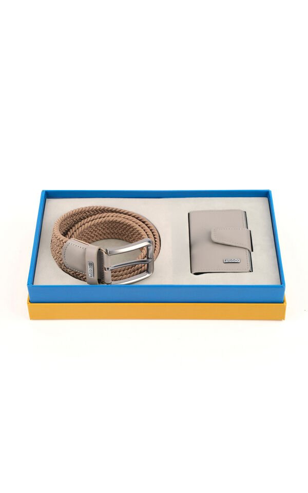 Cüzdan Kemer Set 270 Gri