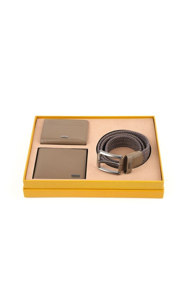 Cüzdan Kartlık Kemer Set