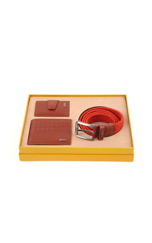 Cüzdan Kartlık Kemer Set
