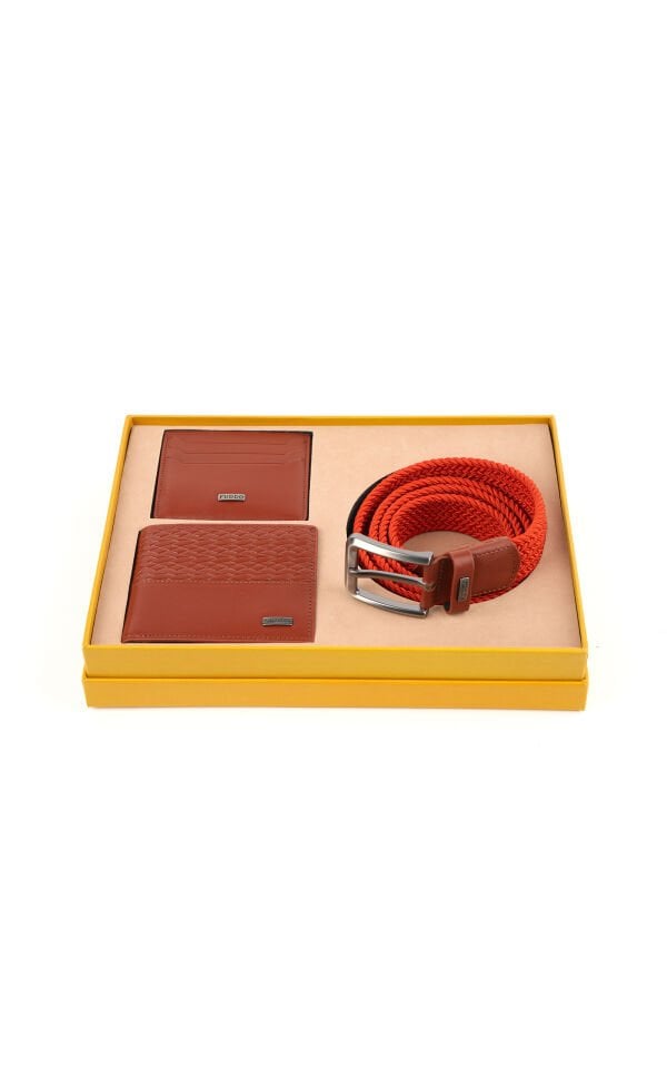 Cüzdan Kartlık Kemer Set