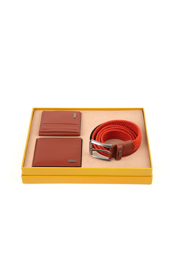 Cüzdan Kartlık Kemer Set