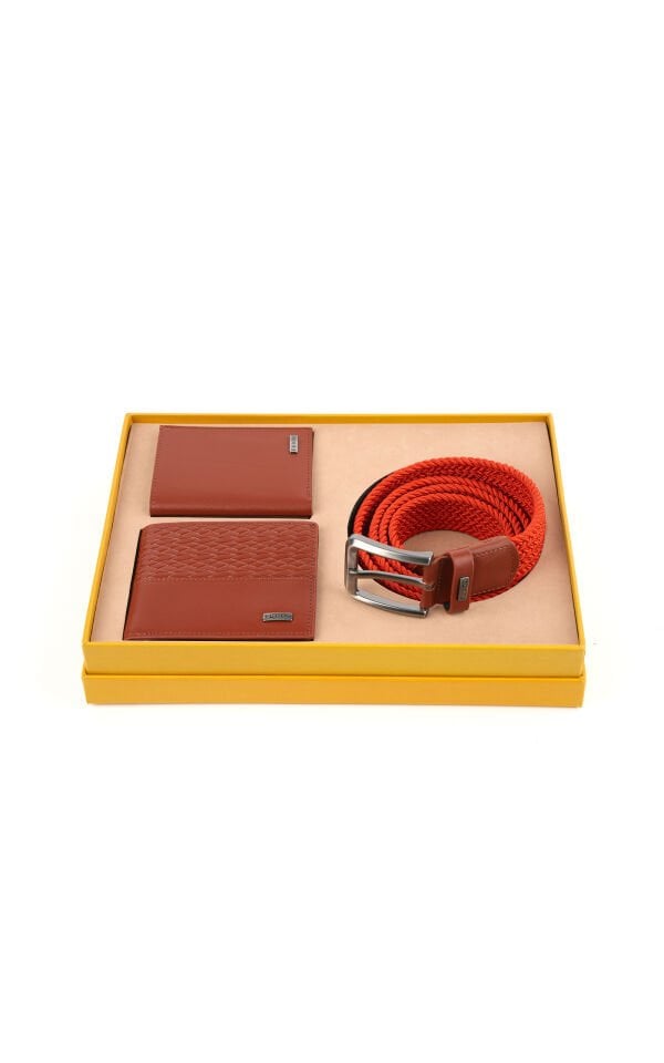 Cüzdan Kartlık Kemer Set