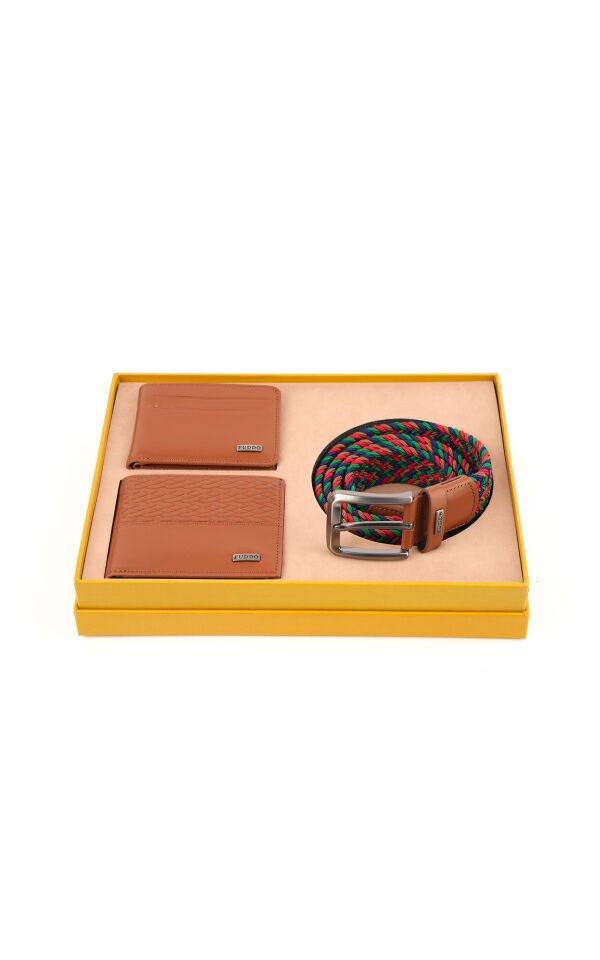 Cüzdan Kartlık Kemer Set