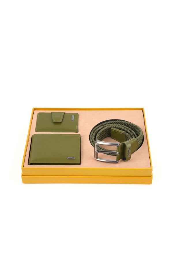 Cüzdan Kartlık Kemer Set