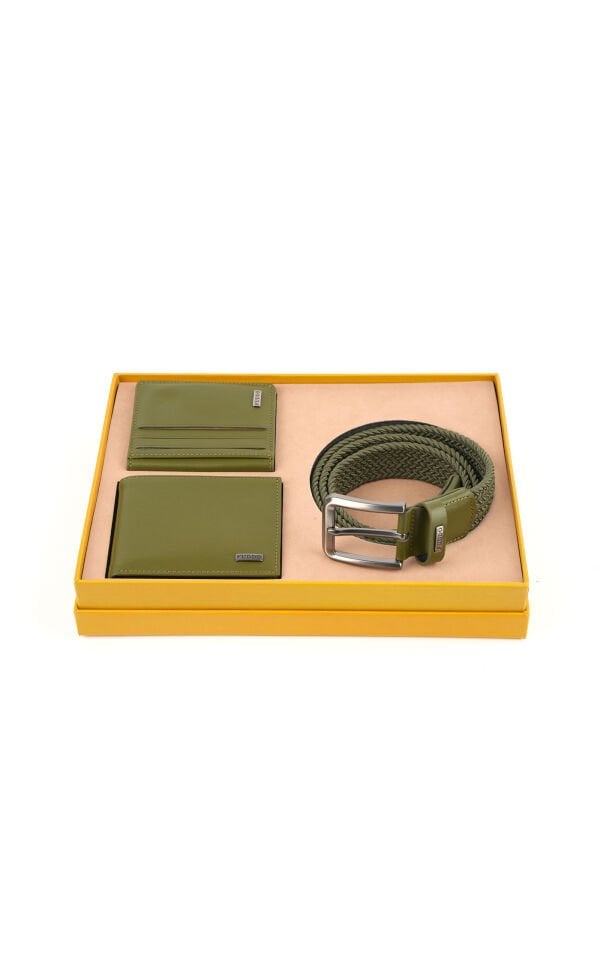 Cüzdan Kartlık Kemer Set