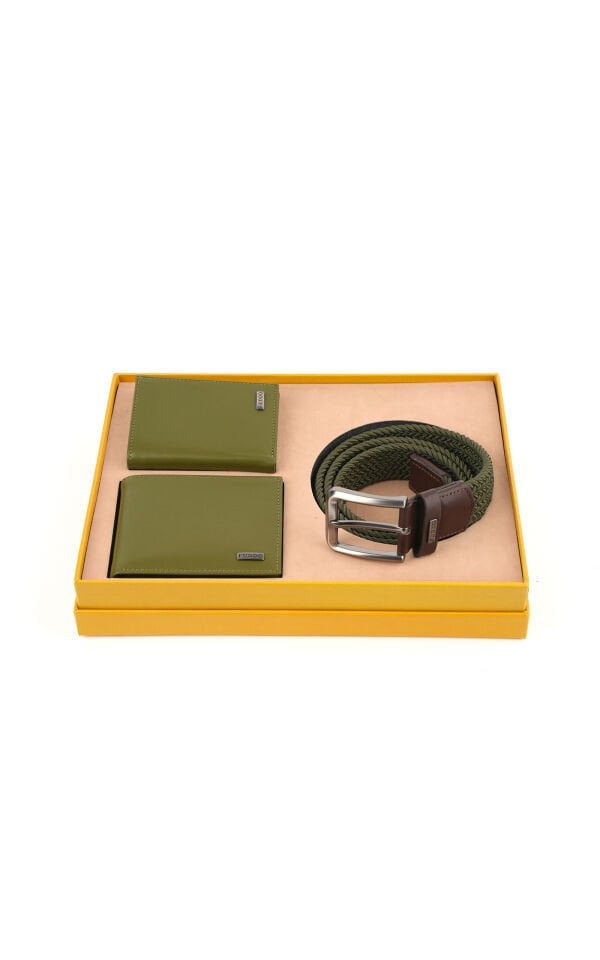 Cüzdan Kartlık Kemer Set