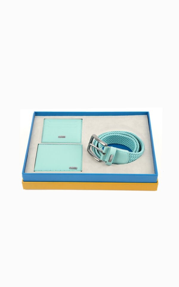 Cüzdan Kartlık Kemer 3 lü Set
