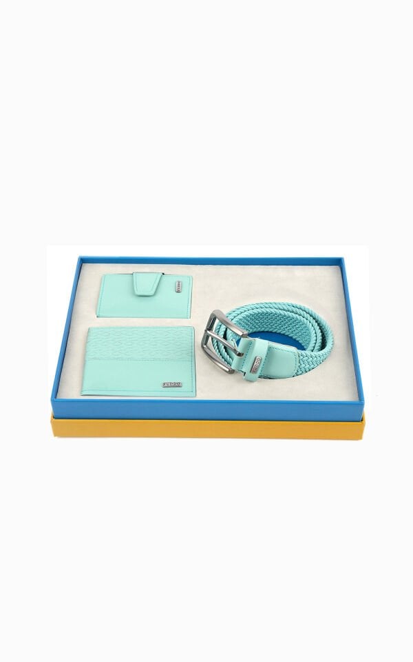 Cüzdan Kartlık Kemer 3 lü Set