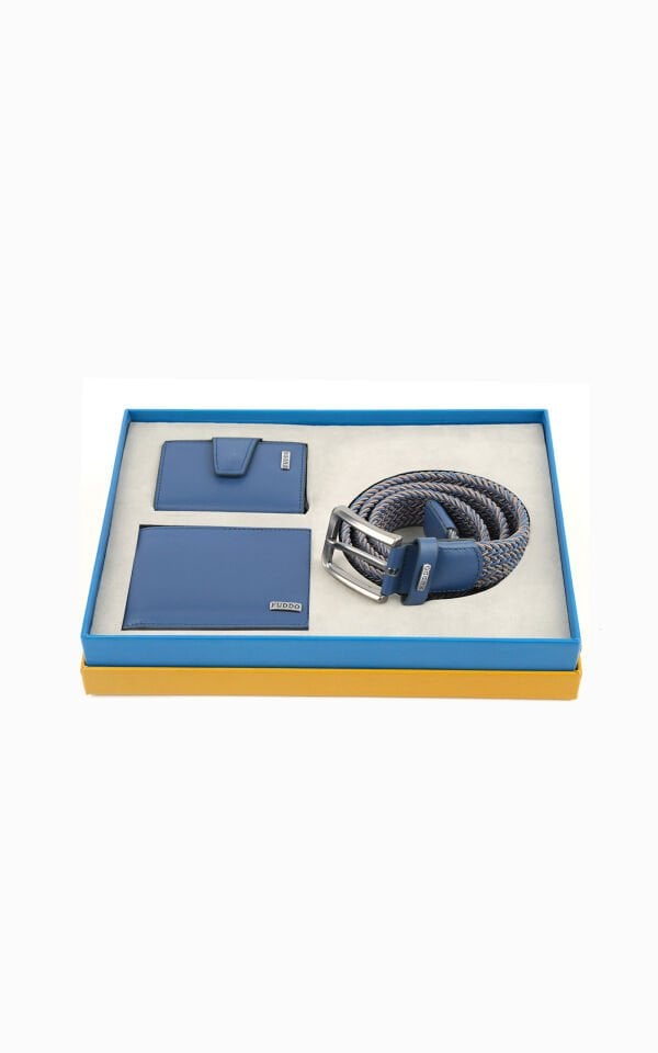 Cüzdan Kartlık Kemer 3 lü Set