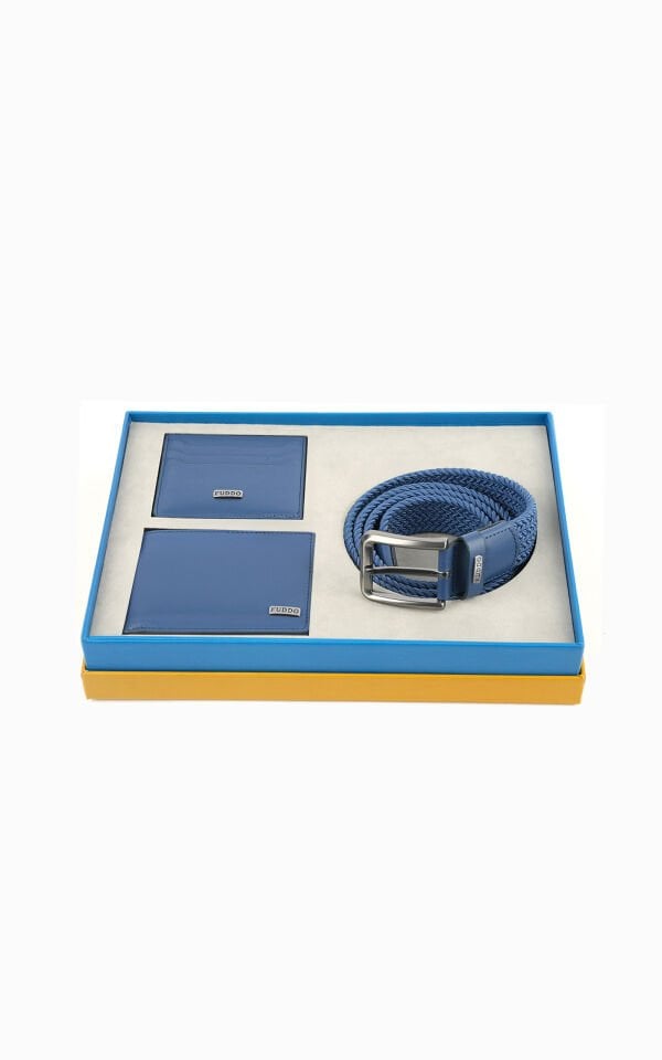 Cüzdan Kartlık Kemer 3 lü Set
