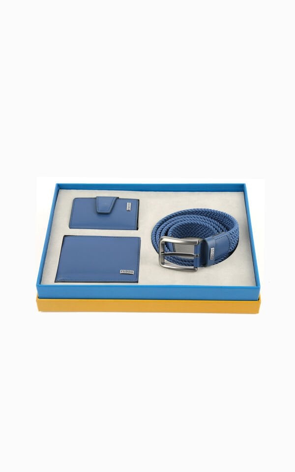 Cüzdan Kartlık Kemer 3 lü Set