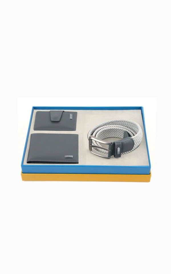 Cüzdan Kartlık Kemer 3 lü Set