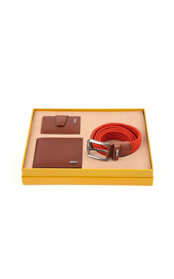 Cüzdan Kartlık Kemer 3 lü Set