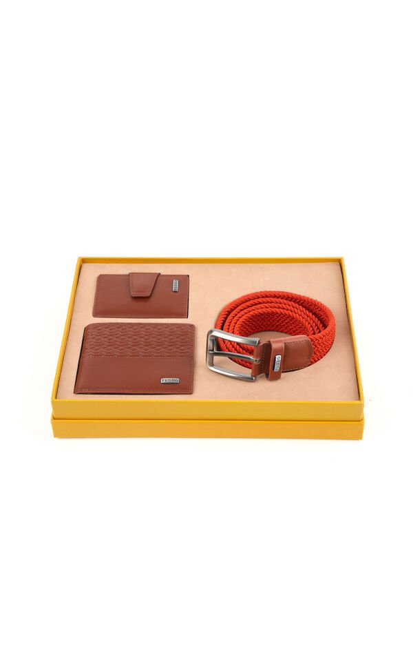 Cüzdan Kartlık Kemer 3 lü Set