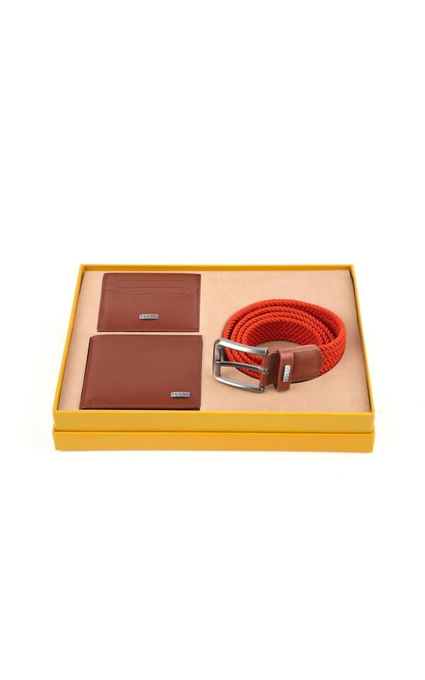 Cüzdan Kartlık Kemer 3 lü Set